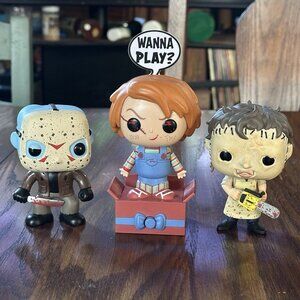 Funko‎ Horror Lot Jason, Chucky, Leatherface